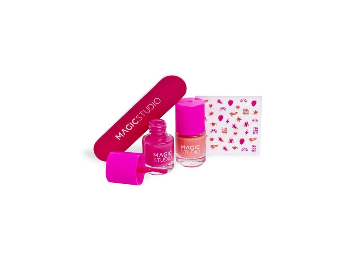 Juego de uñas y accesorios para chicas guapas Magic Studio