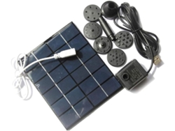 Fuente De Agua Con Energía Solar, 2 W, 6 V, Generador De Oxígeno Para Uso Doméstico E Profissional Com Acabamento