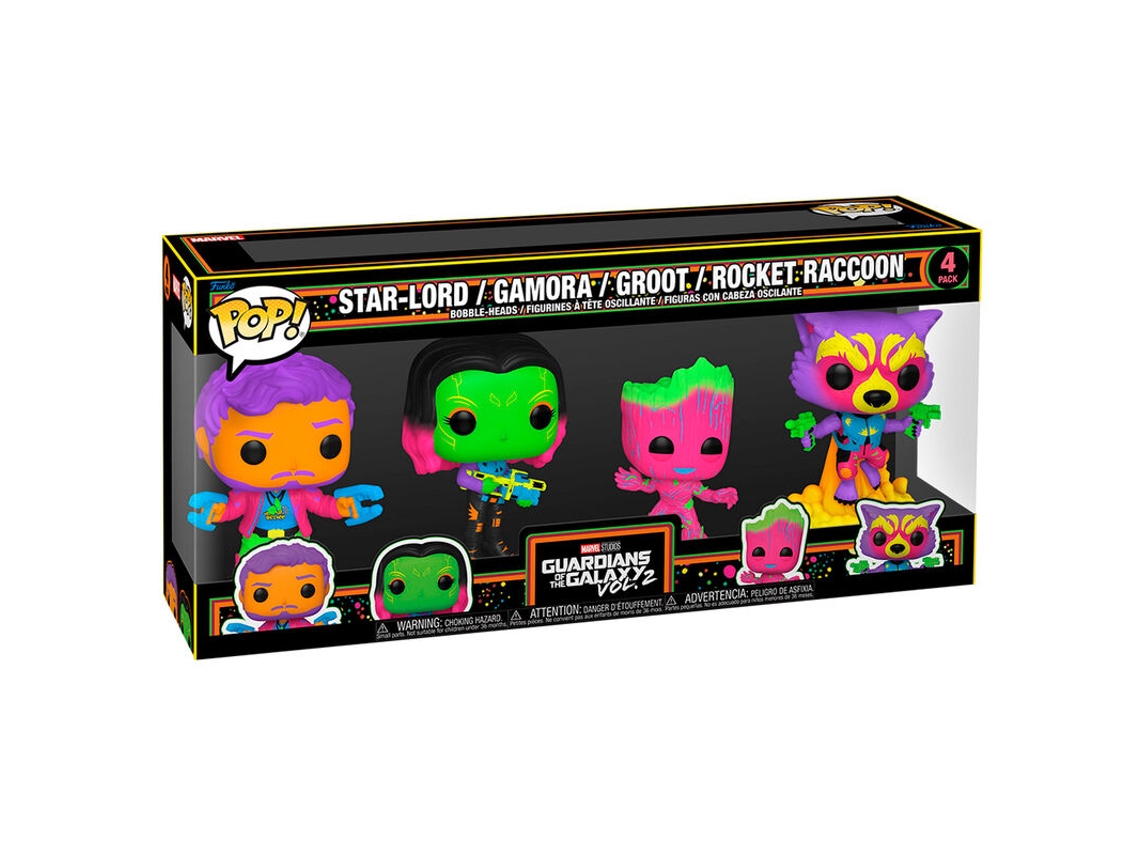 Figuras Pop Pack 4 Marvel Guardianes de la Galaxia 2 Exclusivas B.active
