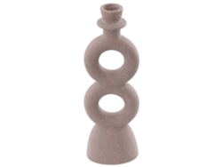 Accesorio decorativo BELIANI Naousa de Porcelana Beige 8x6x23