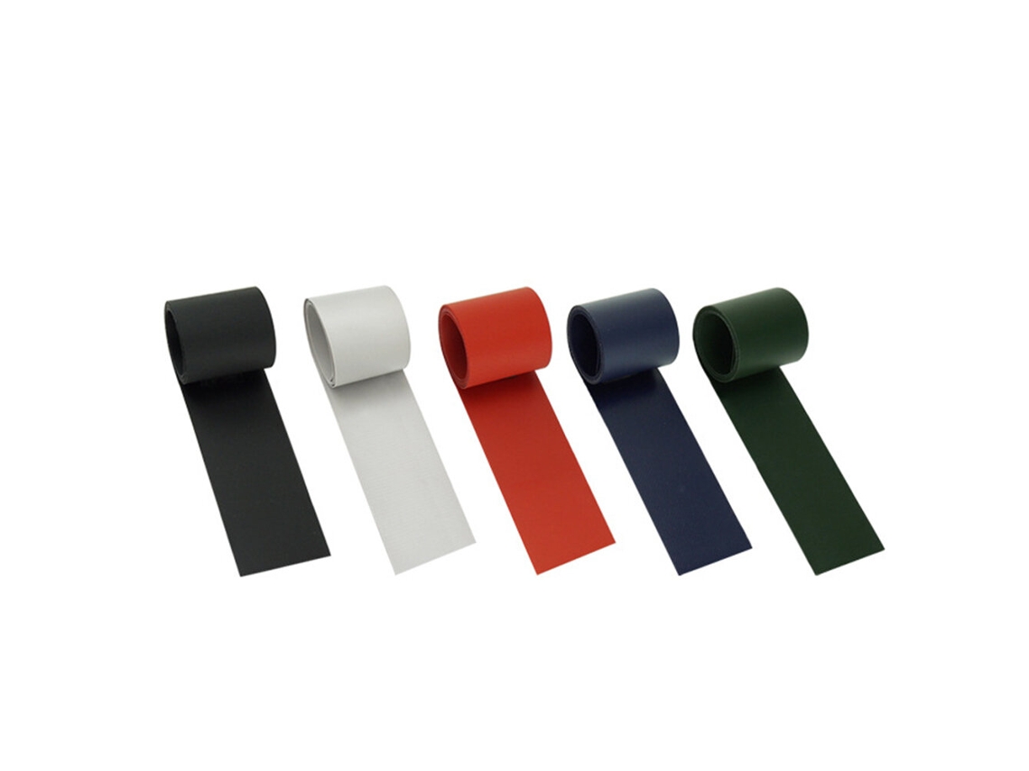 Kit de Reparo de Furos e Vazamentos em PVC para Barcos Infláveis e Caiaques Red1 Roll 50*1000mm com Cola Impermeável.