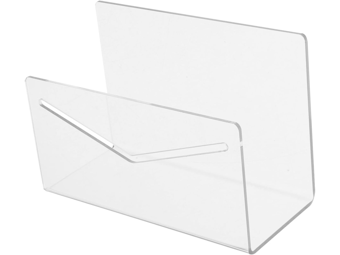 Soporte Vertical Transparente De Acrílico Para Cartas, Organizador De Archivos Y Para Oficina Y Hogar