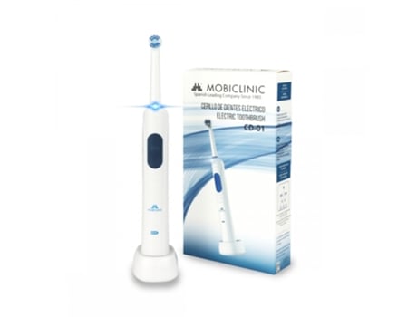 Cepillo Dental Eléctrico MOBICLINIC Mod. Cd-01 Batería Recargable Blanco