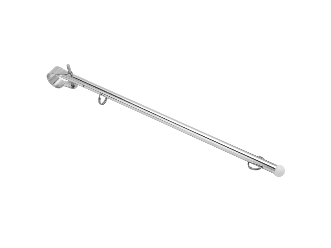 Mástil De Acero Inoxidable Para Embarcaciones Con Soporte De Riel Para Yates Marinos: Accesorios Prácticos Y Elegantes.
