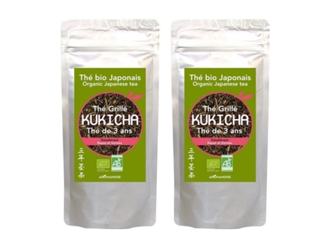 Kukicha ramitas de té verde orgánico japonés 160 g AROMANDISE
