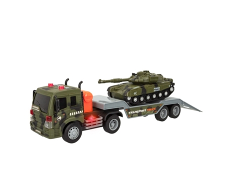 Camión SPEED & GO Transporte Militar Con Luz Y Sonido (3 anos)