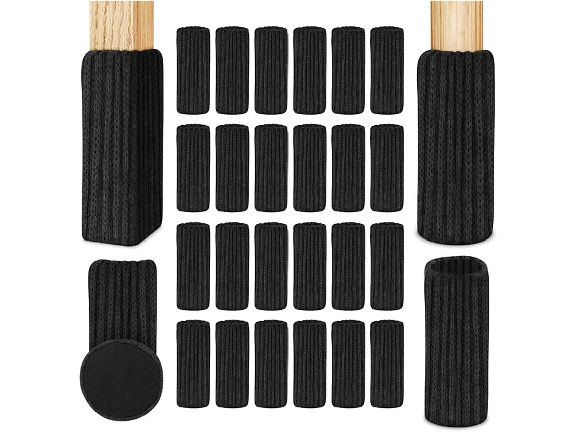 Fundas Para Sillas Con Protectores De Suelo De Fieltro Antideslizantes, 24 Unidades.