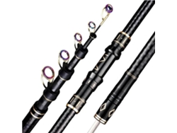 Caña De Pescar Telescópica Para Baitcasting 2,1 A 4,5 M, Accesorio Viaje, Potencia Spinning 10 250 G, Fibra...