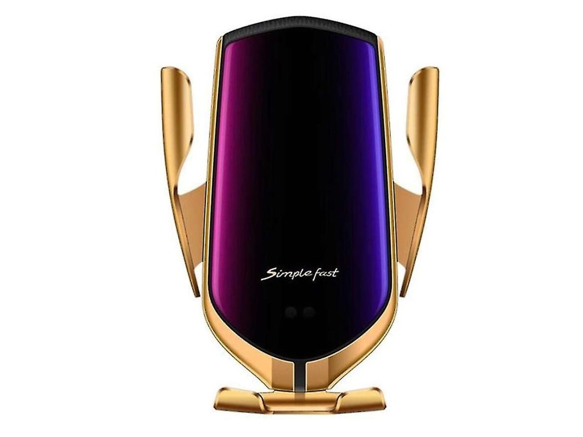 Cargador Carro Qi Auto Para Apple, Samsung Yizhood Amarillo