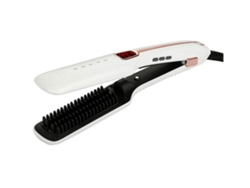 Plancha de pelo de iones de turmalina, plancha de cerámica infrarroja con pantalla digital LED blanca Chennnls