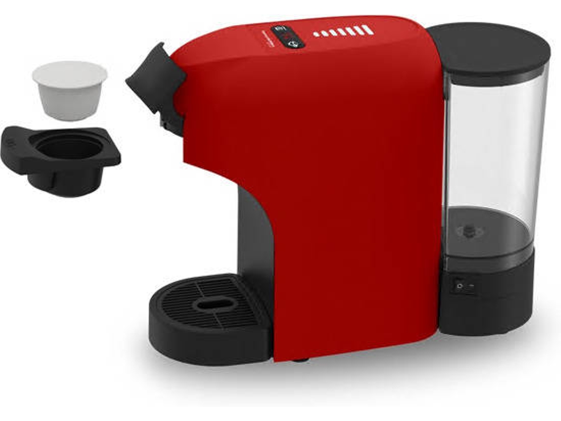 Cafetera de Cápsulas SOGO NG CAF-SS-7650 4 en 1 Rojo