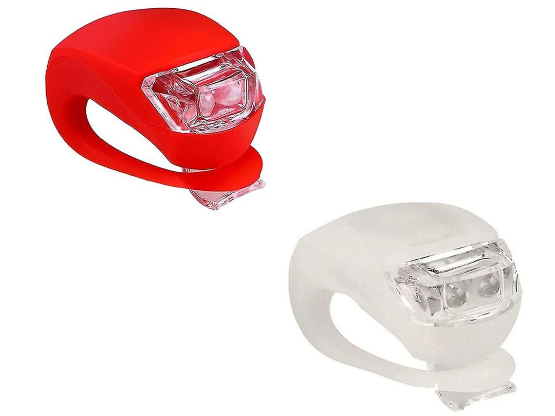 Conjunto Luz Bicicleta Delantera/trasera Ipx8 Rojo Yizhood
