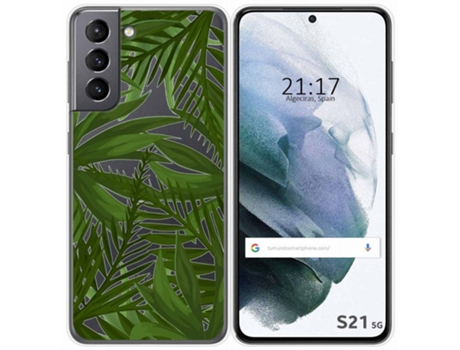 Carcasa Samsung Galaxy S21 5G TUMUNDOSMARTPHONE Dibujos Transparente Multicolor