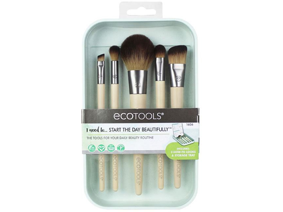 Kit de Pinceles para Maquillaje ECOTOOLS Start The Day Beautifully Gift Set 6 Pz