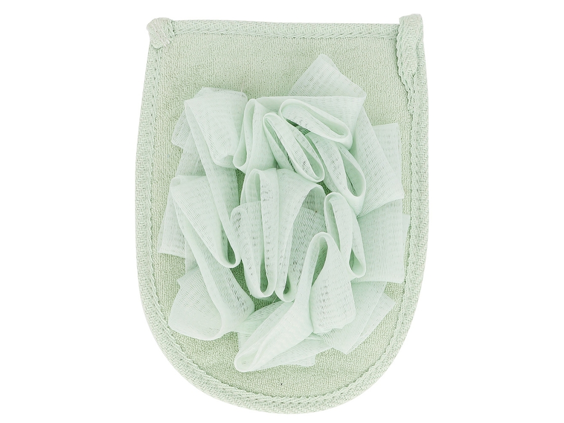 Herramienta De Limpieza: Bola De Baño Suave Y Guantes Para Frotar La Espalda, Exfoliante, Reutilizable Y Ecológico