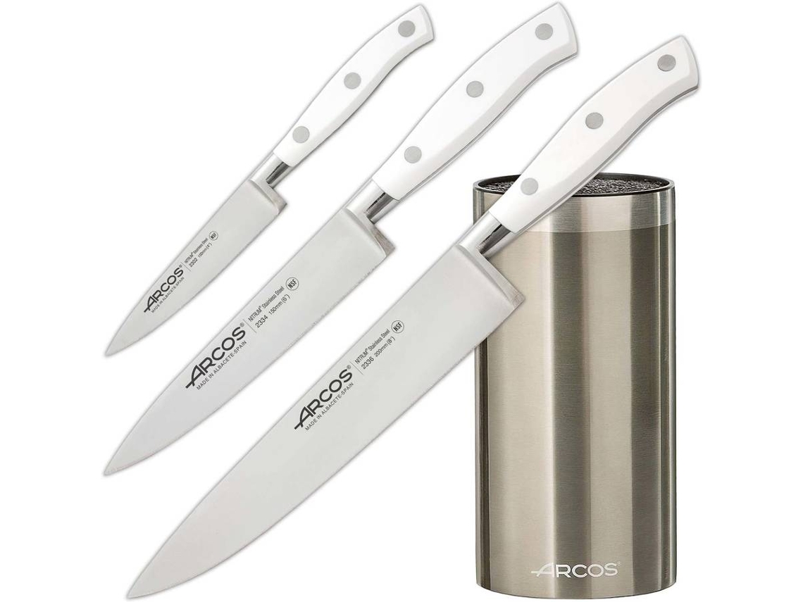 Comprar juego de cuchillos profesionales Riviera Blanc de Arcos
