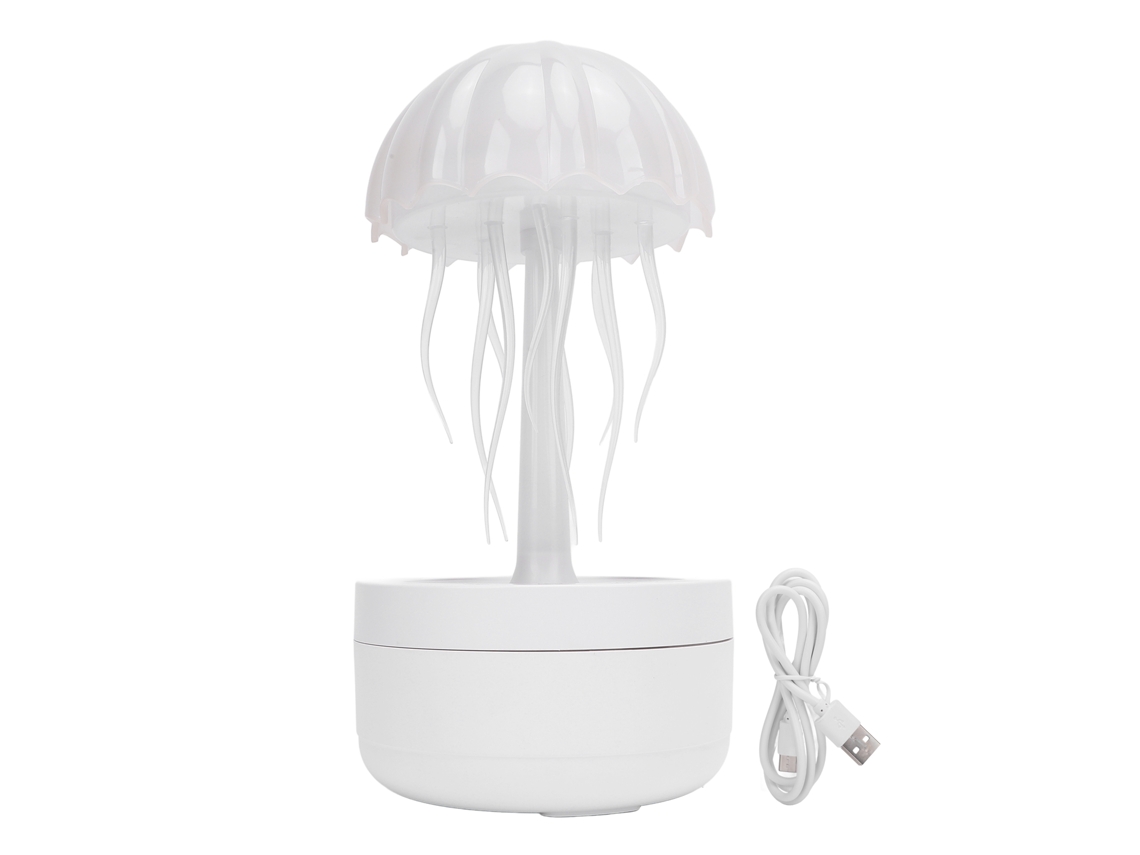 Humidificador Medusa Con Luz Led Giratoria, Difusor De Aceites Esenciales, 300 Ml, Para Dormitorio/oficina.