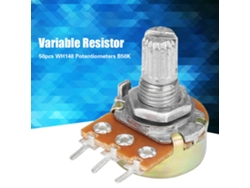 50 Potenciómetros Rotativos Lineales Wh148 B50k Con Resistencia Variable De 15 Mm