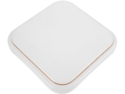 Lámpara De Techo Led Empotrable Cuadrada De 28x28 Cm, De Metal Dorado, Iluminación Lineal Para Interiores, Ideal Para Dormitorios Y Cocinas.