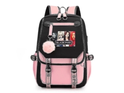 Mochila Escolar 2022 Con Puerto Usb Para Carga Y Auriculares (blackpink) Mochila Para Portátil Blackpink