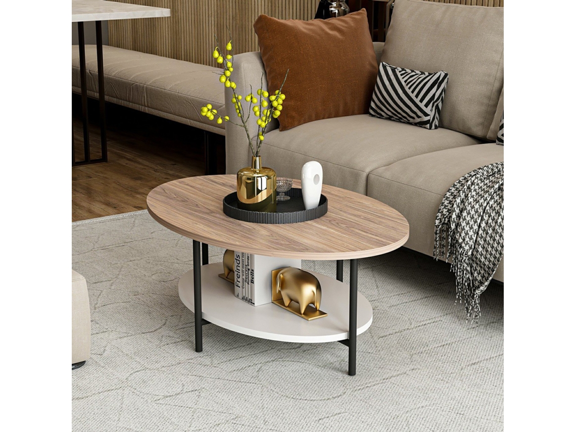 Mesa de Centro [EN.CASA] (Multicolor - Placa de Aglomerado - 36 x 90 x 60 cm)