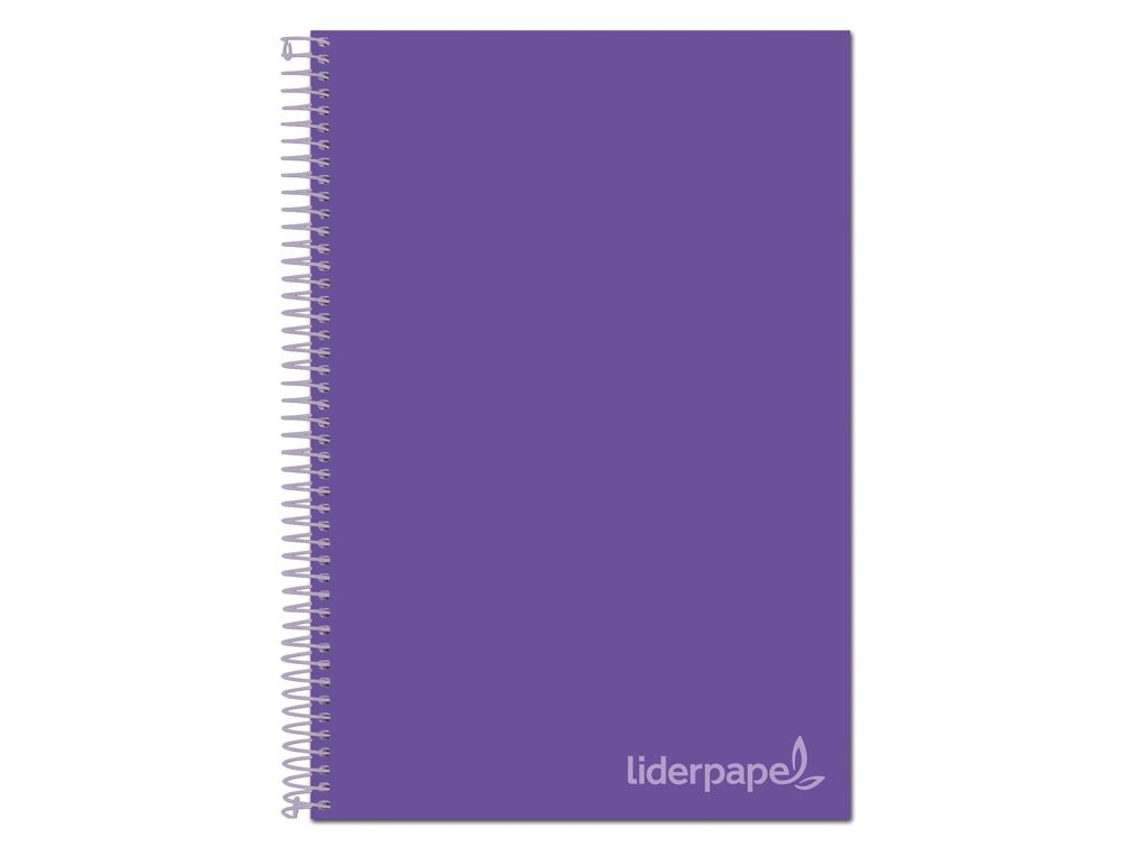 Cuaderno LIDERPAPEL Jolly Séries 140h de 75g/m² lilás (A4)