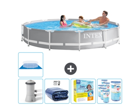Piscina Tubular INTEX 26712GN-CB22 (6503 L - 366x76cm)