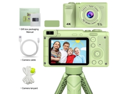 Cámara compacta Eifson CCD HD 1080 de doble lente (verde)