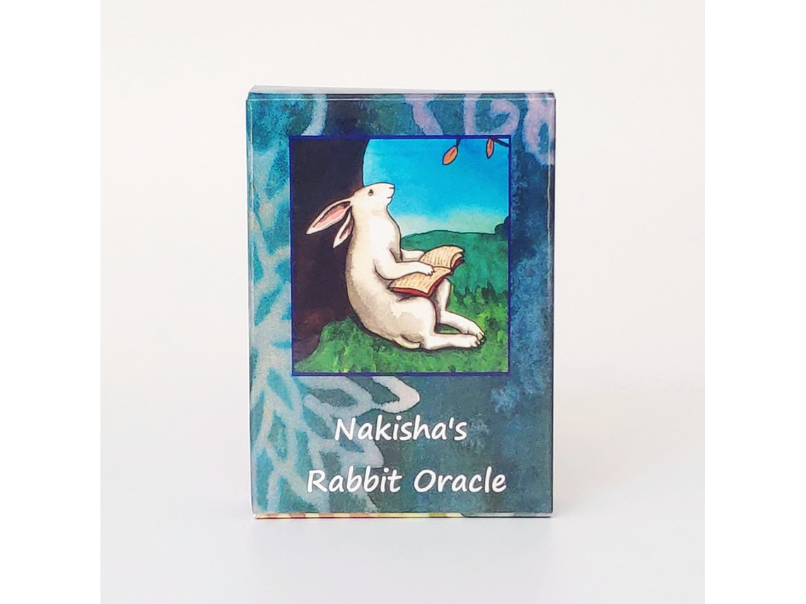 El Nuevo Juego De Cartas Oráculo Del Conejo Nagisha: 54 Cartas, Materiales De Bronce.