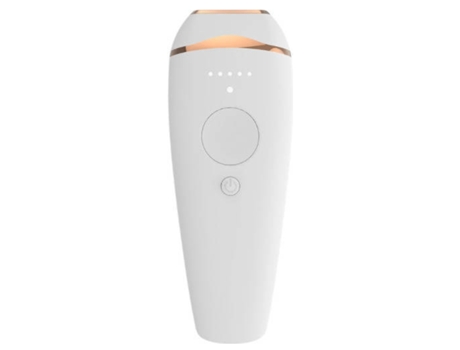 Depiladora de Luz Pulsada 500.000 Flashes 2 Modos 5 Niveles de Energíablanca AUJEZON
