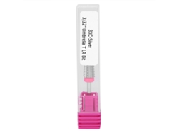 Broca de acero de tungsteno con cabeza pulida y lijada para pulidora de uñas (3 unidades)