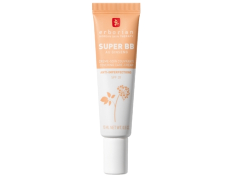 Super Bb Con Ginseng 15 Ml Tinte : Dorado ERBORIAN