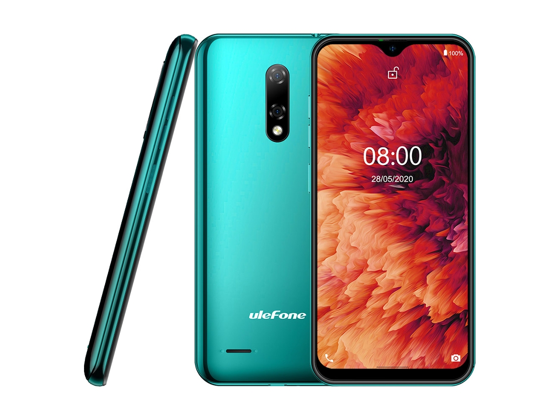 Teléfono Móvil Ulefone Note 8p 4g Android 10 De 5,5 Pulgadas, 2 Gb 16 Gb, Mt6737, Cuatro Núcleos, 8 Mp, 2700 Mah, Desbloqueo Facial, Doble Sim, Vers