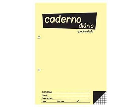Cuaderno Engrapado OUTRAS Amarillo (B5 - Cuadriculado - 40 Hojas)
