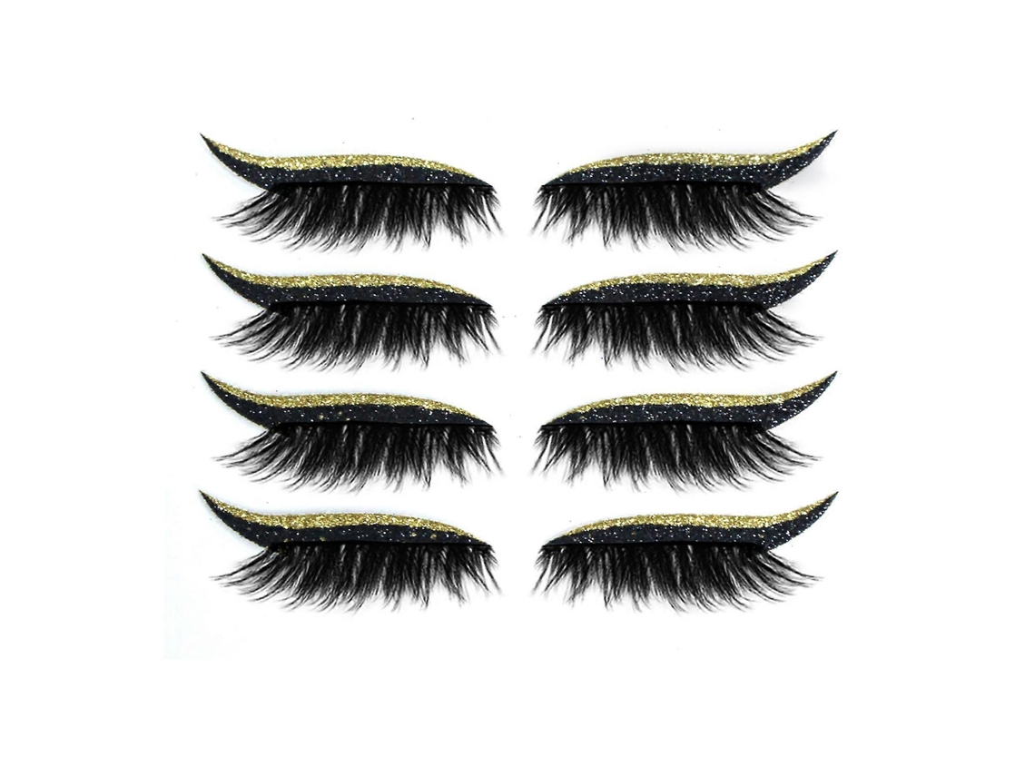 pares de adhesivos reutilizables para párpados y pestañas, maquillaje instantáneo, fácil aplicación, reutilizables y duraderos. Rosewell