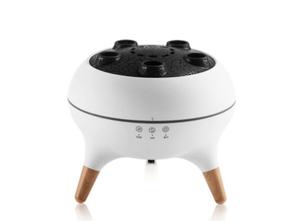 Humidificador de agua Rosewell Living con anillo de humo, llama multicolor, fragancia, enchufe británico