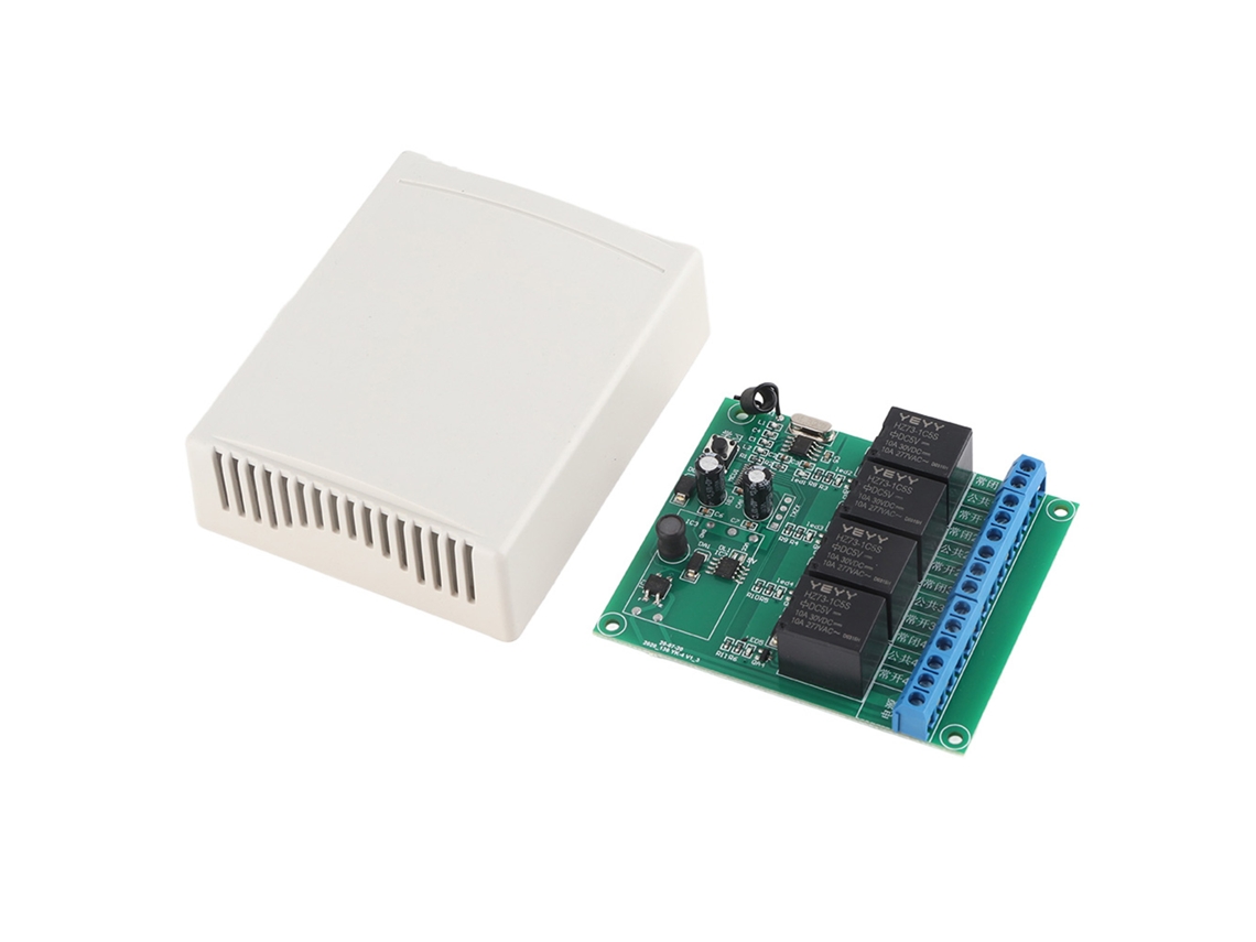 2026dz-system Control remoto inalámbrico con receptor de 4 canales, 12 V, 50 m, YK-4, DC24V