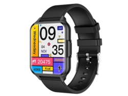 Reloj inteligente Q26 Pro de 1,83 pulgadas con monitor de temperatura, frecuencia cardíaca, presión arterial y oxígeno en sangre, ideal para deportes en bicicleta eléctrica.