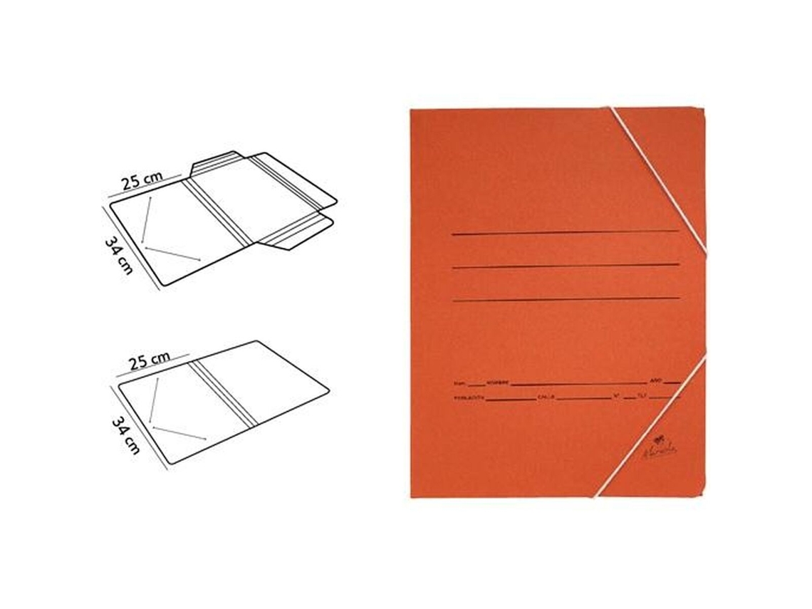 Carpeta Mariola Rojo Din A4 (20 Unidades)
