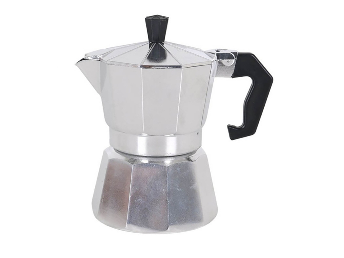 Cafetera Italiana de Aluminio para 12 Tazas , Compatible con Cocinas de Gas, Vitrocerámicas y Eléctricas , Duradera y Eficiente KLACK