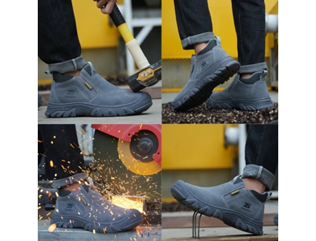 Botas Unisex OEM Trabajo Goma Gris (42)