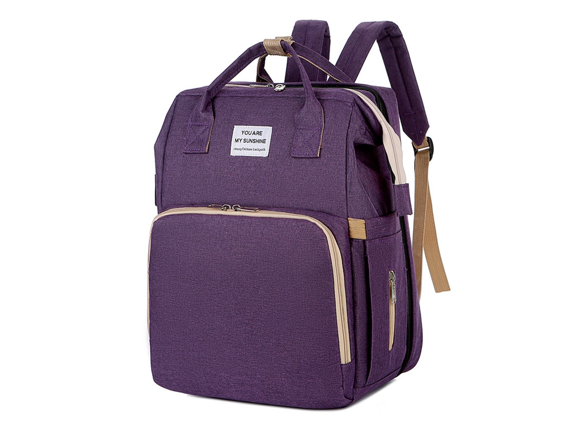  Bolsa Multifuncional Para Berço Mãe E Bebê De Grande Capacidade Antiarranhões E À Prova D'Água