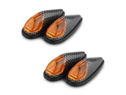 4 intermitentes/indicadores de dirección para motocicletas, luces de señalización LED de alta potencia