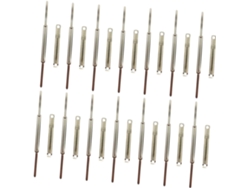 100 Clips Metálicos Para Encuadernación, 8 Cm, Clips Resistentes Chapados En Oro Para Material De Oficina, 50 Unidades