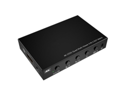 Divisor De Pantalla Hd Kceve Kc-8402 4 En 2 Salidas 4k30hz Carcasa De Metal Enchufe Eu