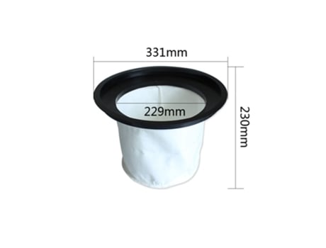 Bolsa de tela para aspiradora, bolsa lavable para Jieba 15L 30L, accesorios de piezas de aspiradora Industrial