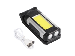 Linterna De Trabajo Led Cob Magnética Recargable Por Usb Con 7 Modos Y Luz De Inundación.