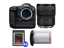 Canon Eos R3 + Rf 14-35mm F/4 L Is Usm + 2 Sandisk 128gb Extreme Pro Cfexpress Type B + Canon Lp-e19 + Ebook “20 Consejos Para Fotos Que Impactan”