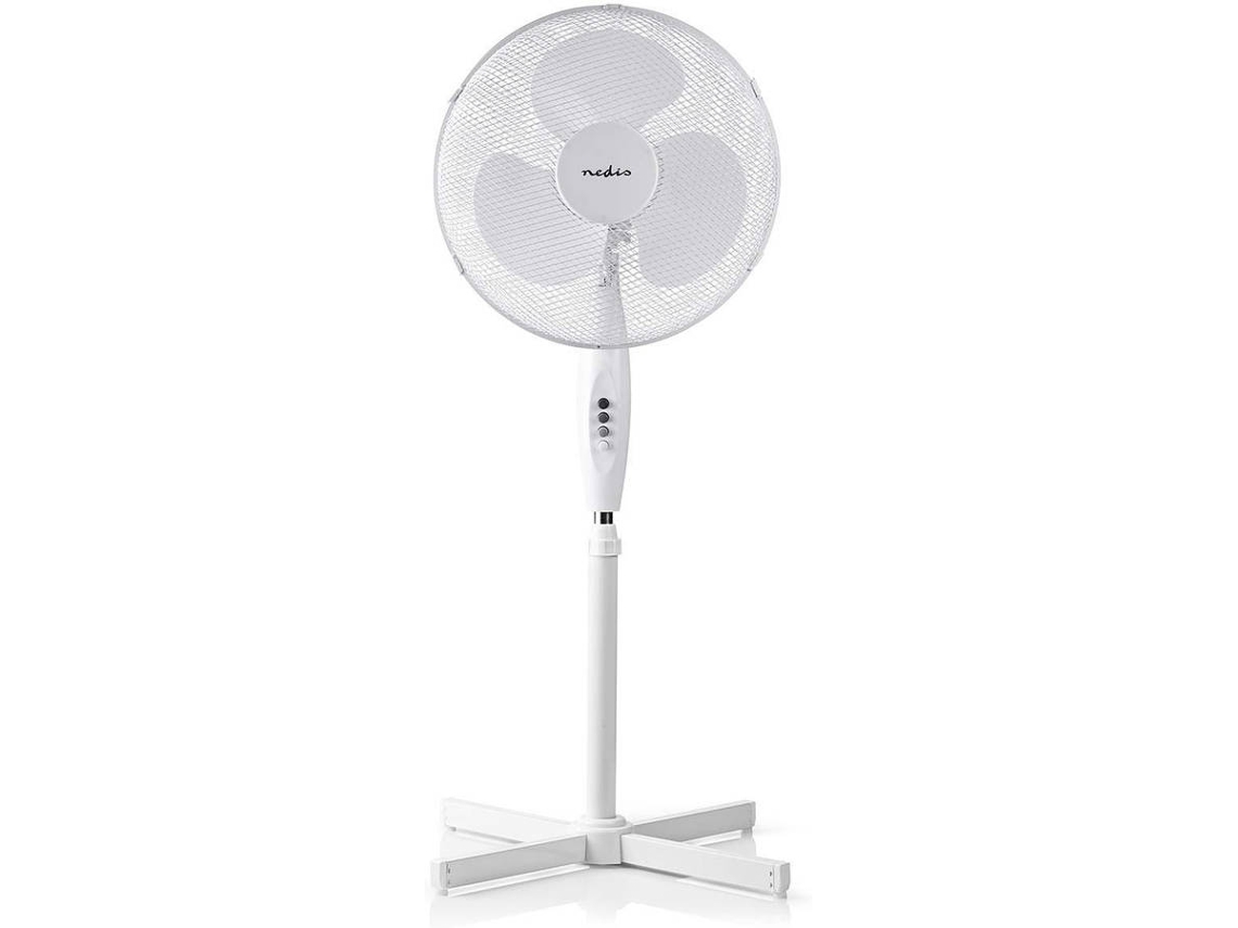 Ventilador de Pie NEDIS FNST10CWT40 (45 W - Diámetro 40 cm)