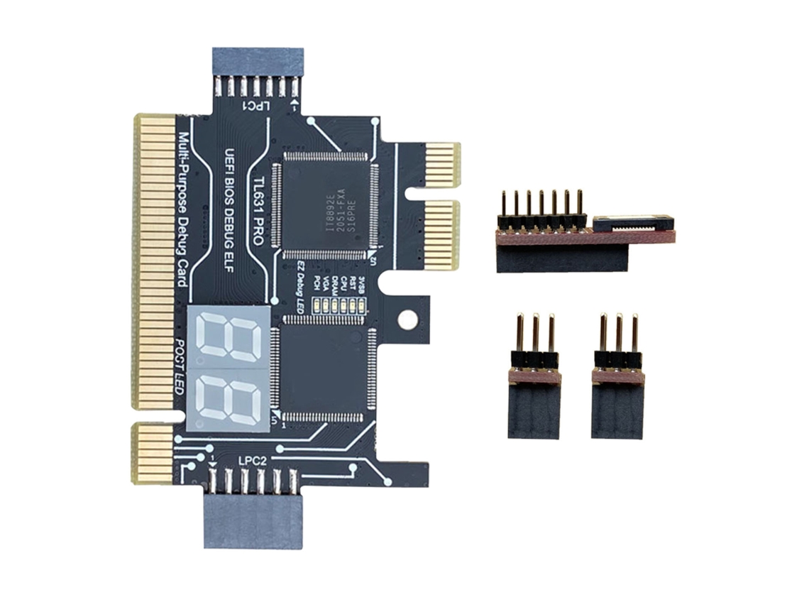 Tarjeta de diagnóstico TL631 Pro para portátiles, ordenadores de sobremesa y otros dispositivos PCI